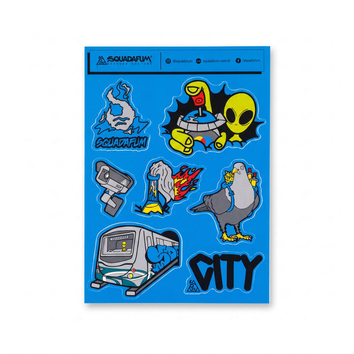 Pack de adesivos - City